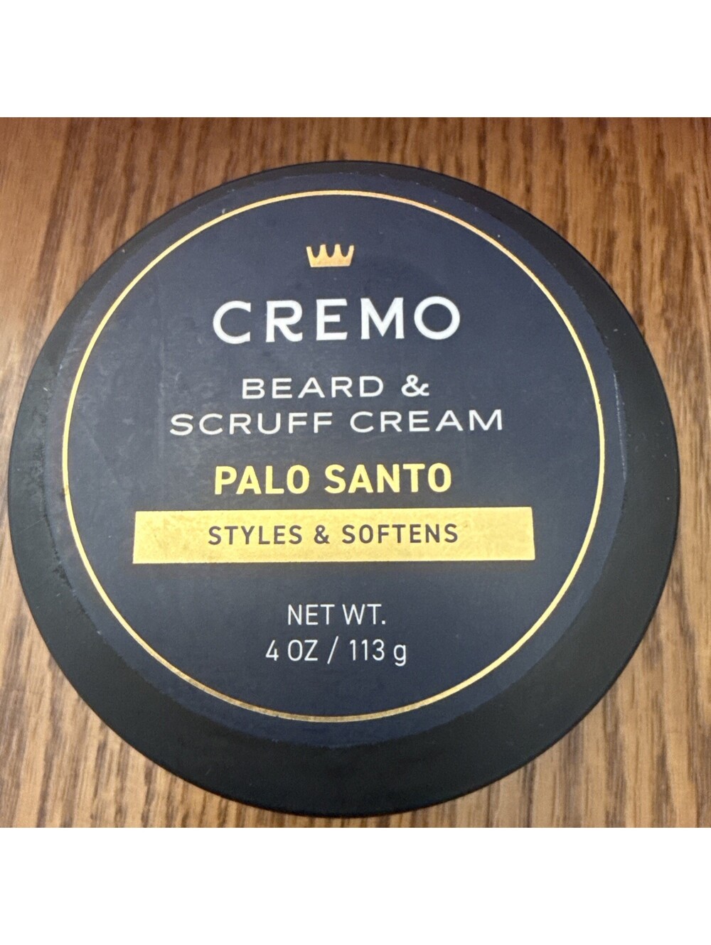 Cremo Reserve Beard & Scruff Cream Palo Santo 4oz Softens Relieves Itch